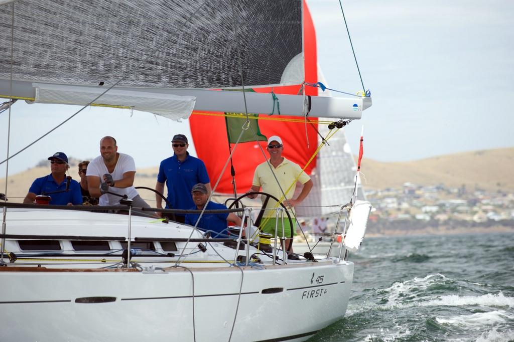 Line honours in the Lexus of Hobart of the Derwent went to Alive - 2015 Lexus of Hobart King of the Derwent. © Dane Lojek